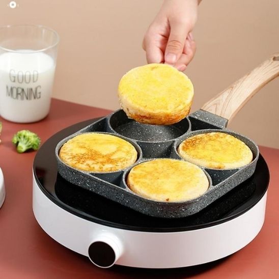Poêle à Frire 4 trous